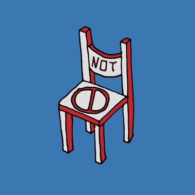 Don't sit here chair