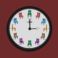 Chair clock - 03:00 PM