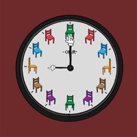Chair clock - 09:00 PM
