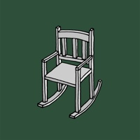 White rocking chair