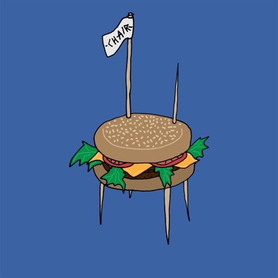 Cheese burguer chair