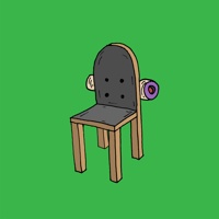 Flatland skateboard chair