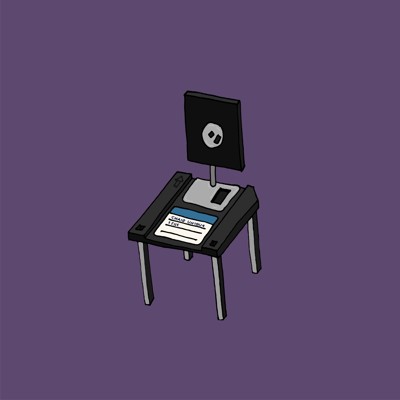  Floppy disk chair