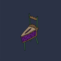 Blackberry pie slice chair