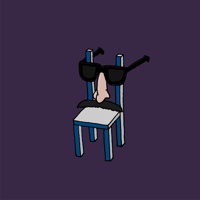Disguise mask chair