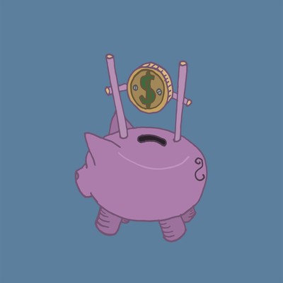 Piggy bank chair